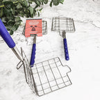 Grilling Basket on a Stick (extendable) for Cooking Over an Open Fire