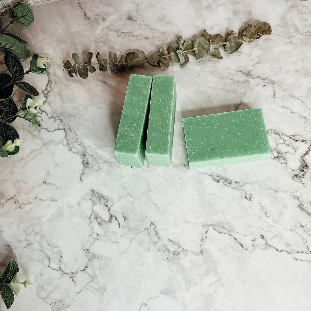 Green Tea Verbena Soap Scrub Bar