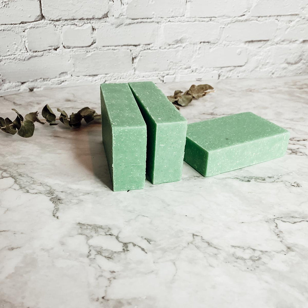 Green Tea Verbena Soap Scrub Bar