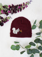 Squirrel Cashmere Hat - Child — Select Your Color