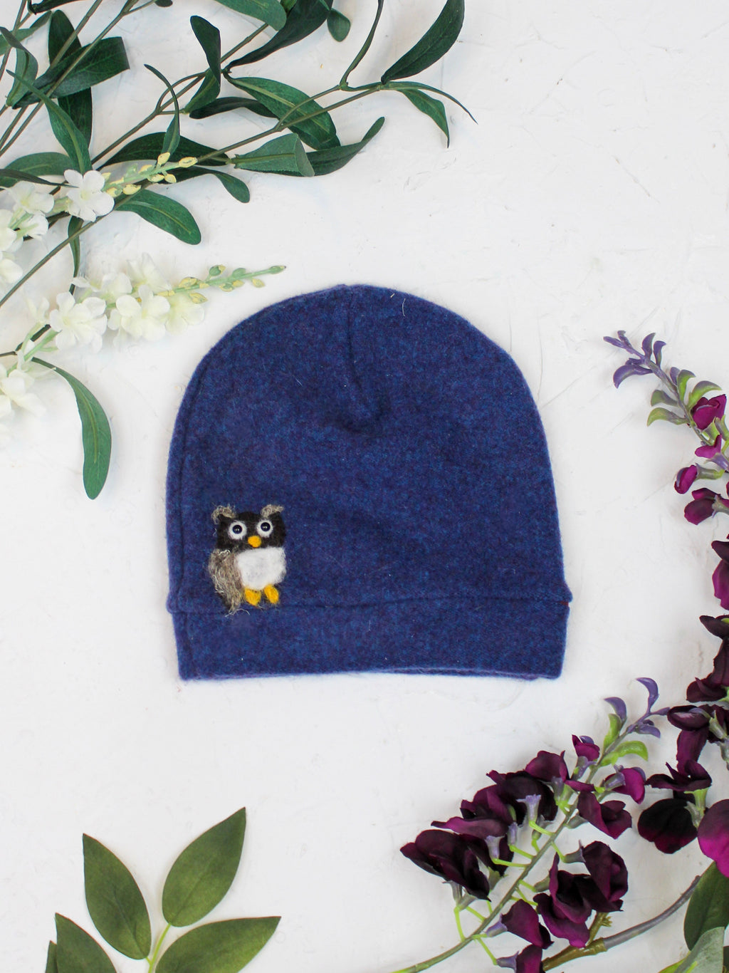 Owl Cashmere Hat - Child — Select Your Color