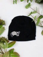 Raccoon Cashmere Hat - Child — Select Your Color