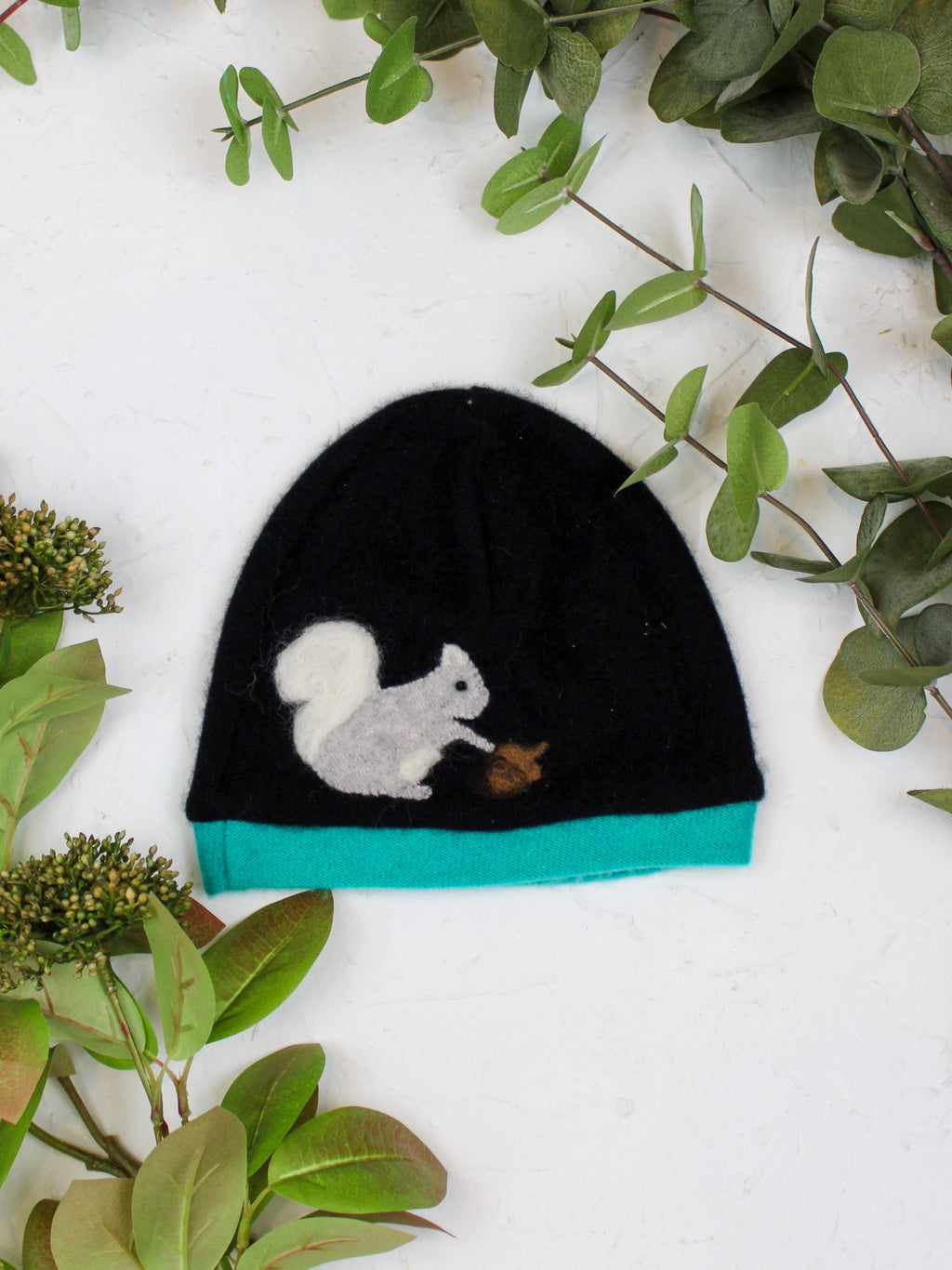 Squirrel Cashmere Hat - Child — Select Your Color