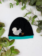 Squirrel Cashmere Hat - Child — Select Your Color