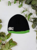 Raccoon Cashmere Hat - Child — Select Your Color