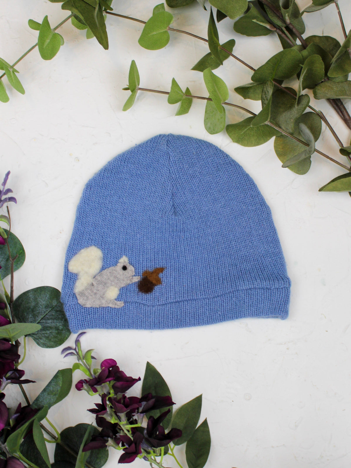 Squirrel Cashmere Hat - Child — Select Your Color