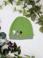 Squirrel Cashmere Hat - Child — Select Your Color