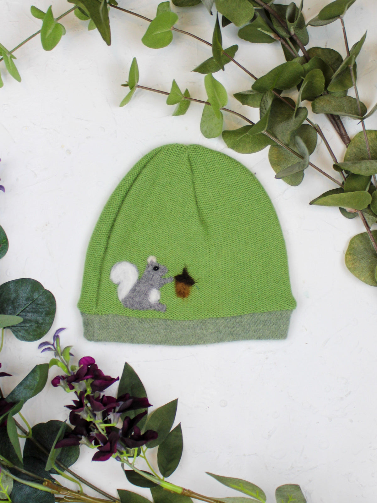 Squirrel Cashmere Hat - Child — Select Your Color