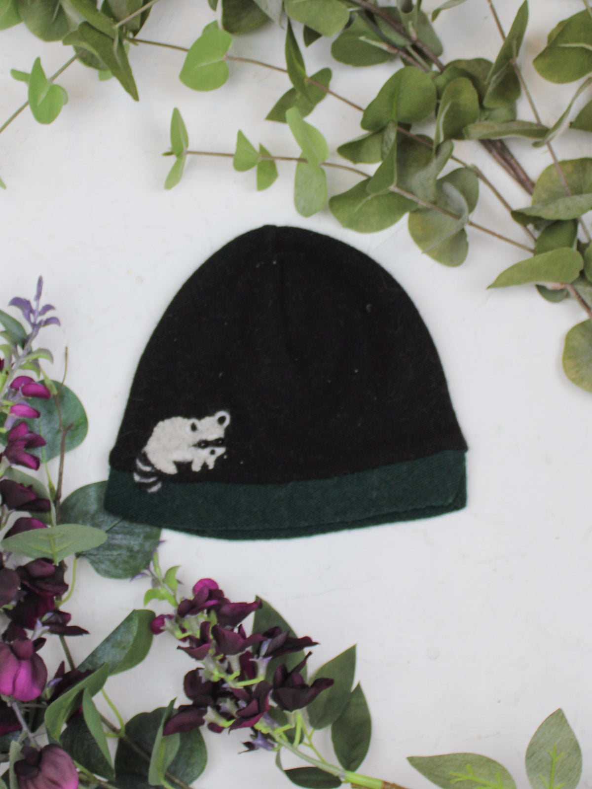 Raccoon Cashmere Hat - Toddler — Select Your Color