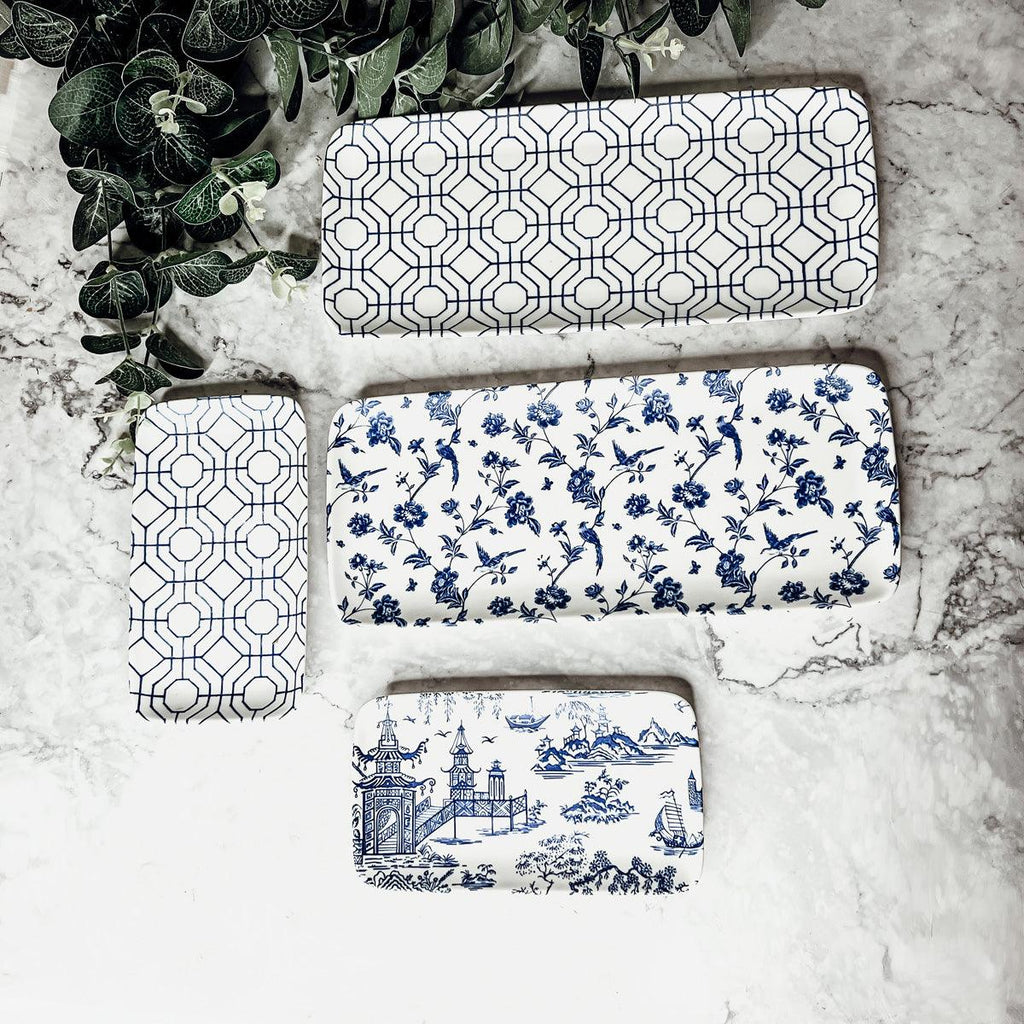 Chinoiserie 4 Piece Serving Set