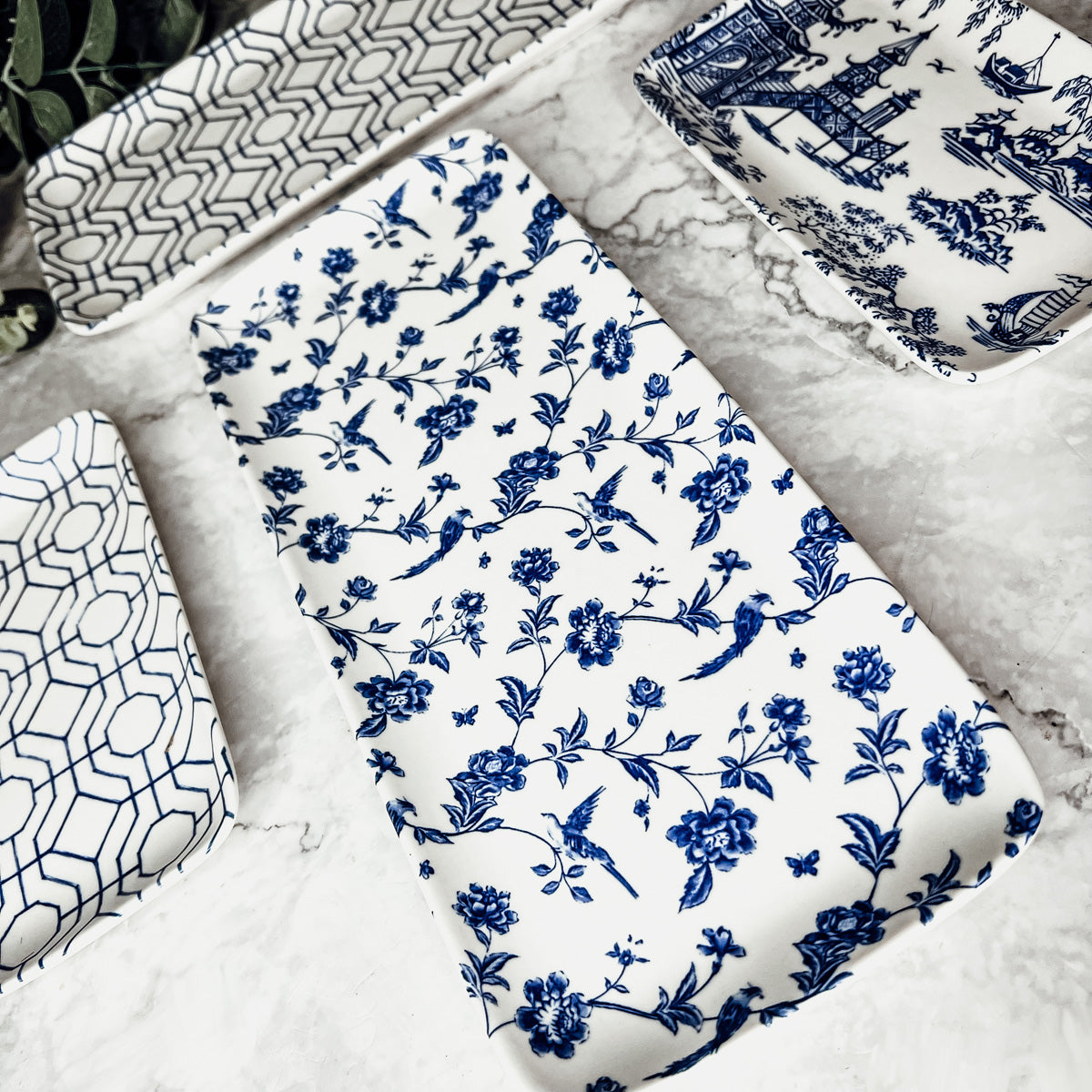 Chinoiserie 4 Piece Serving Set