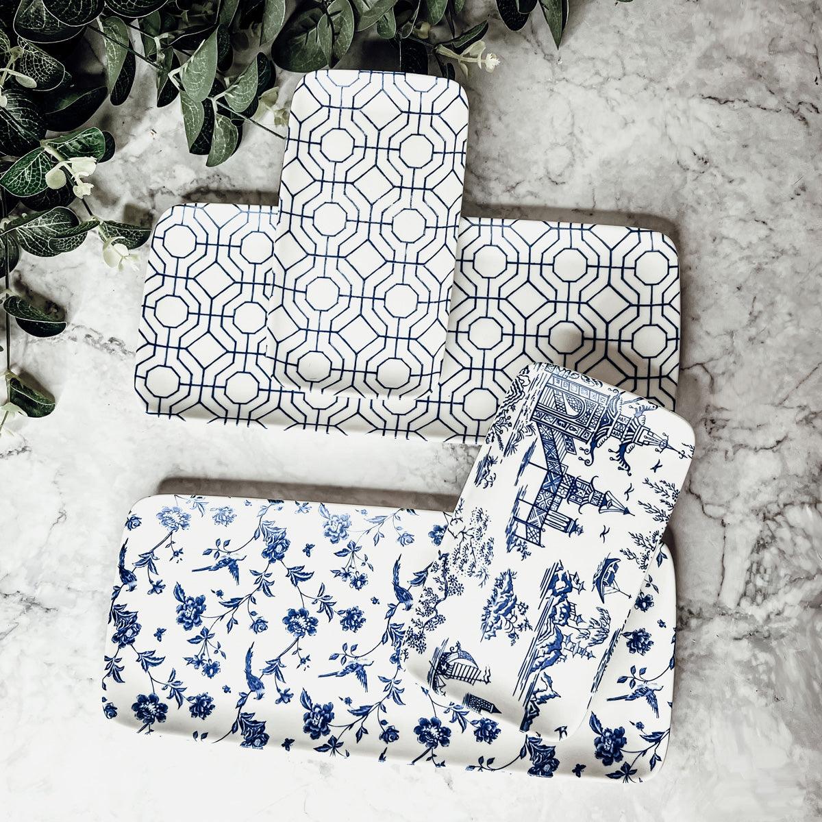 Chinoiserie 4 Piece Serving Set
