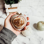 Handcrafted Hand-Polished Stone Apple Paperweight — Select Your Color