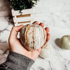Handcrafted Hand-Polished Stone Apple Paperweight — Select Your Color
