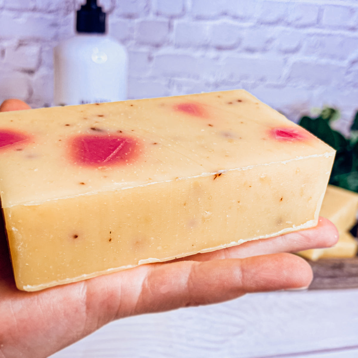 Honeysuckle Rose Petals Soap Bar