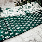 Forest Green Christmas Dish Towels - Set of 2