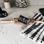Halloween Embossed Beech Wood Rolling Pin with Cooking Cutter