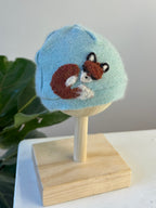 Sleeping Fox Cashmere Hat - Newborn — Select Your Color