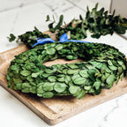 'Hoppy Home' Boxwood Bunny Wreath