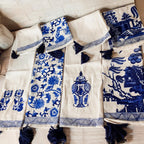Chinoiserie Oversized Tea Towels — Select Your Pattern