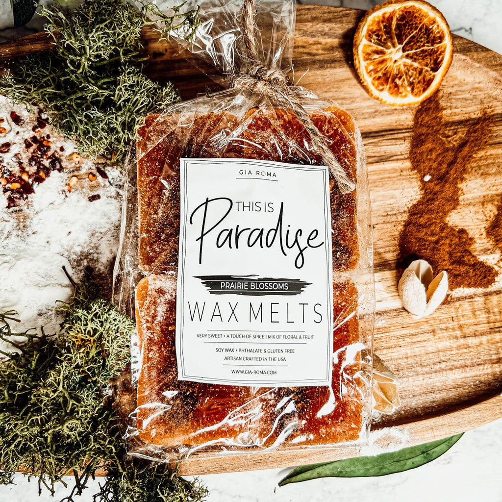 Prairie Blossoms XL Wax Melts — Select Your Label