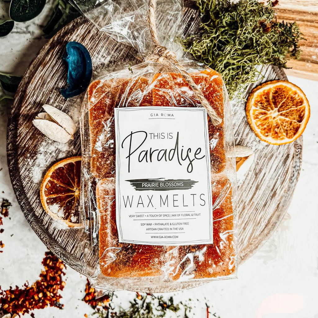 Prairie Blossoms XL Wax Melts — Select Your Label