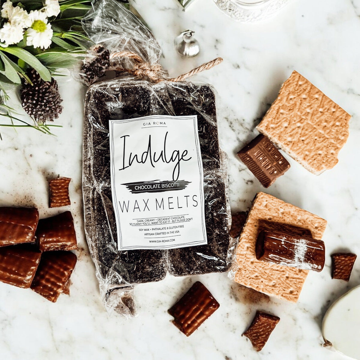 Chocolate Biscotti XL Wax Melts — Select Your Label