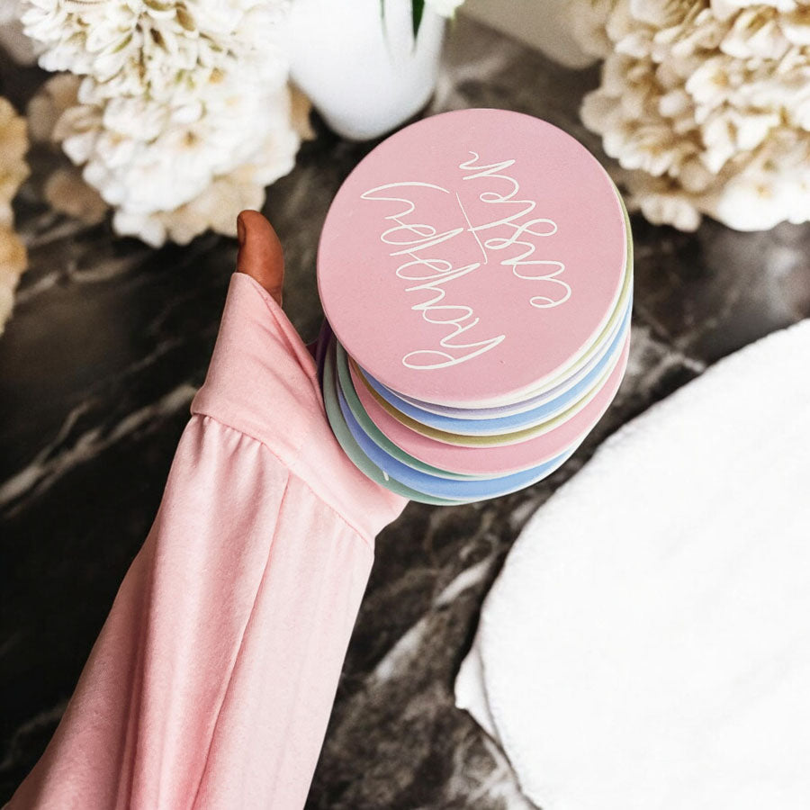 Easter + Spring Ceramic Coasters — Select Your Pack & Style