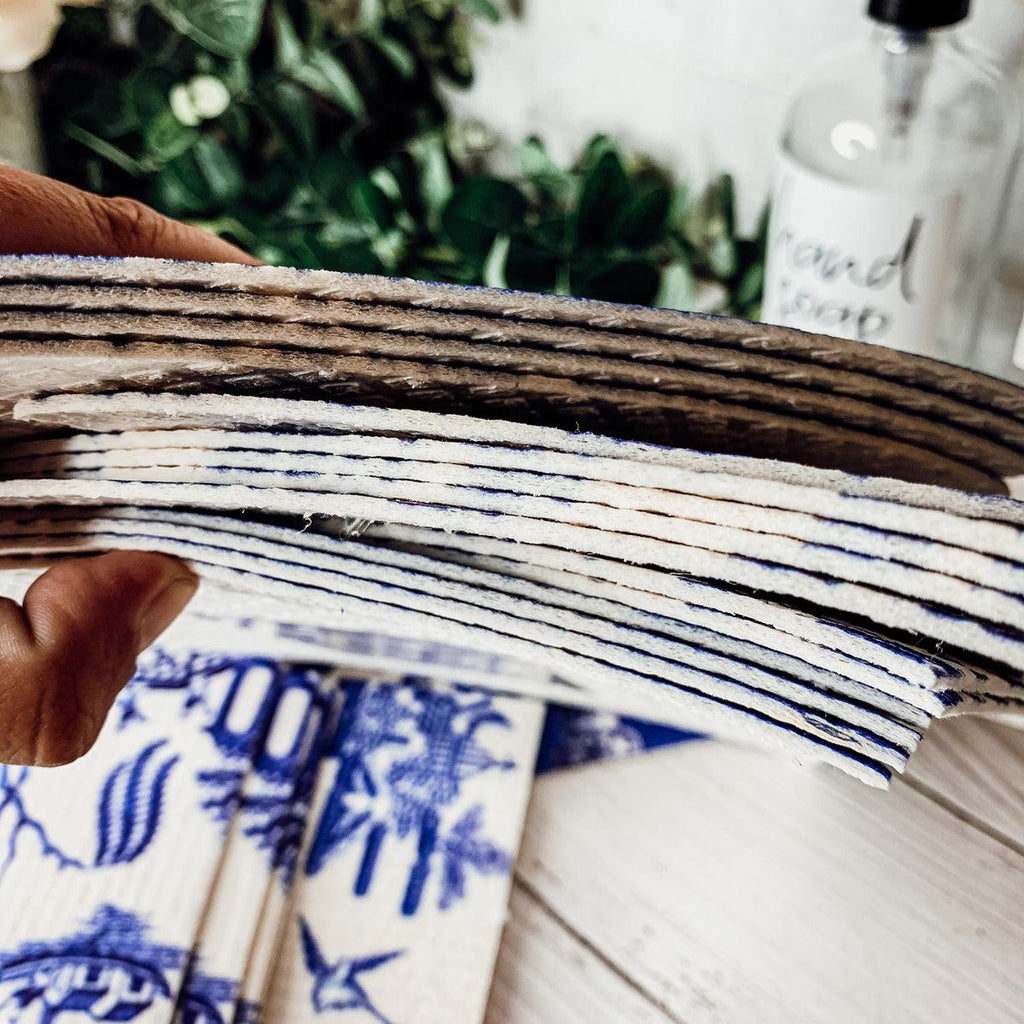 Chinoiserie Multipurpose Biodegradable Eco Kitchen Cloth — Select Your Style