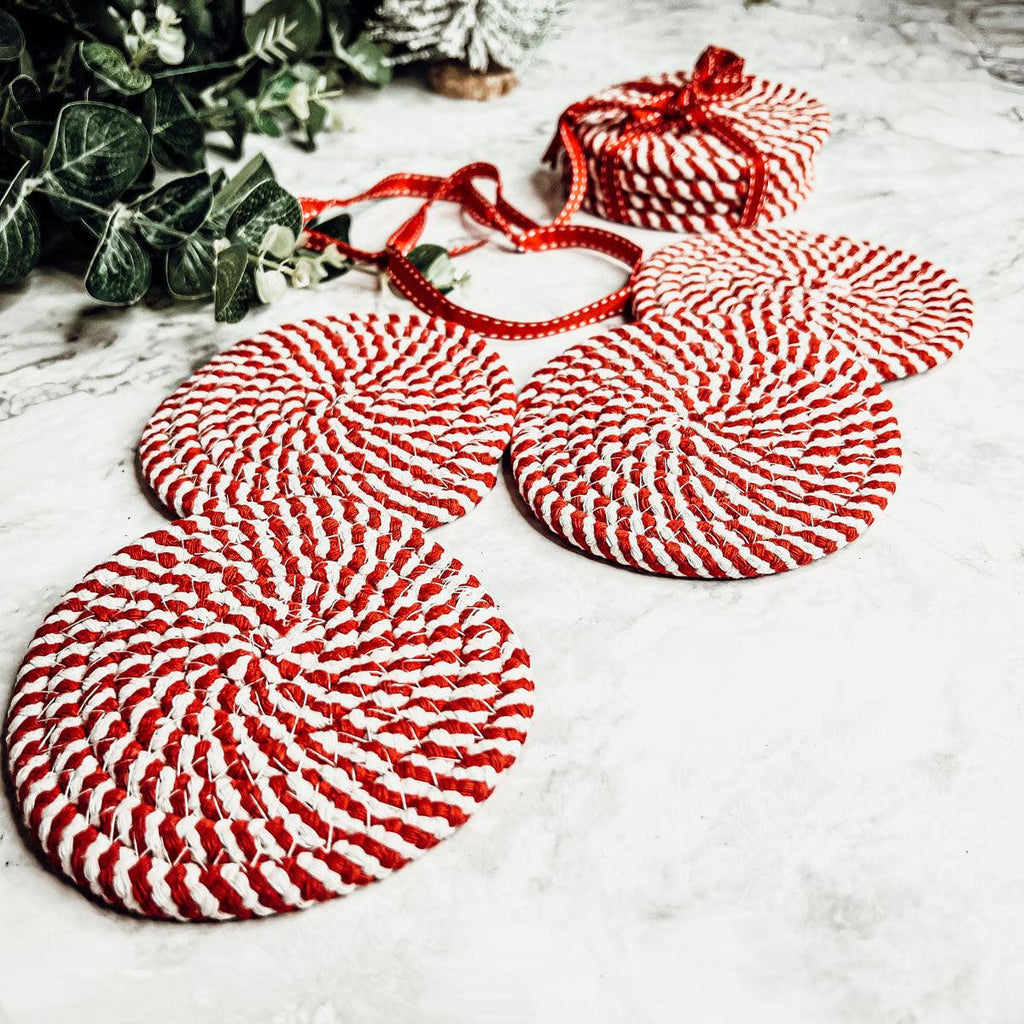 Candy Cane Coaster PRE-ORDER — Select Your Color