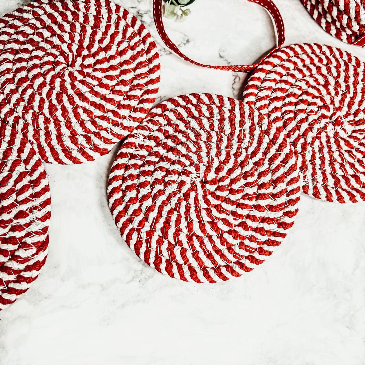 Candy Cane Coaster PRE-ORDER — Select Your Color