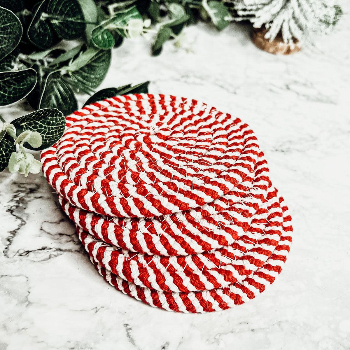 Candy Cane Coaster PRE-ORDER — Select Your Color