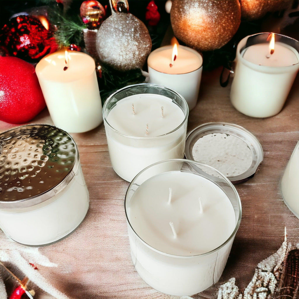 Simplistic Large 3-Wick No Label Candle  — Select Your Scent
