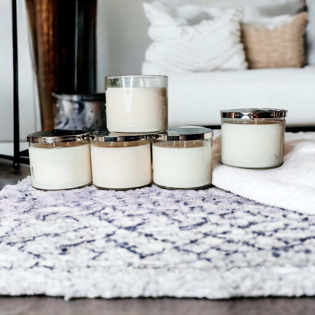 Simplistic Large 3-Wick No Label Candle  — Select Your Scent