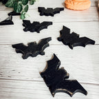 Black Wooden Halloween Decorations - 6 pack — Select Your Shape