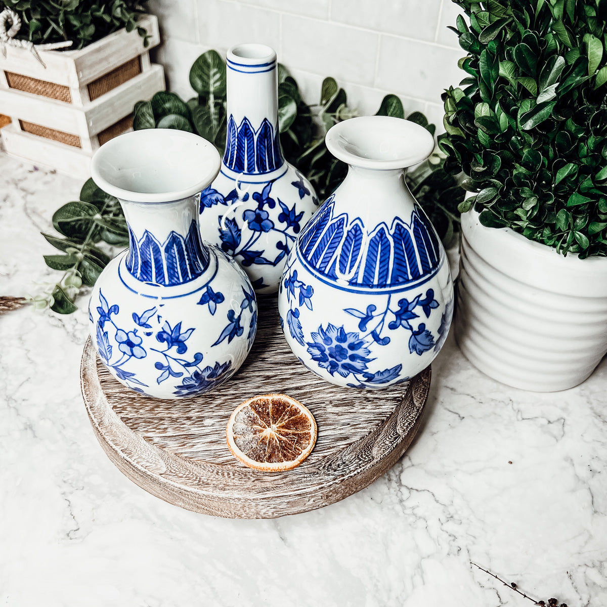 Chinoiserie Mediterranean Canton Vase — Select Your Style