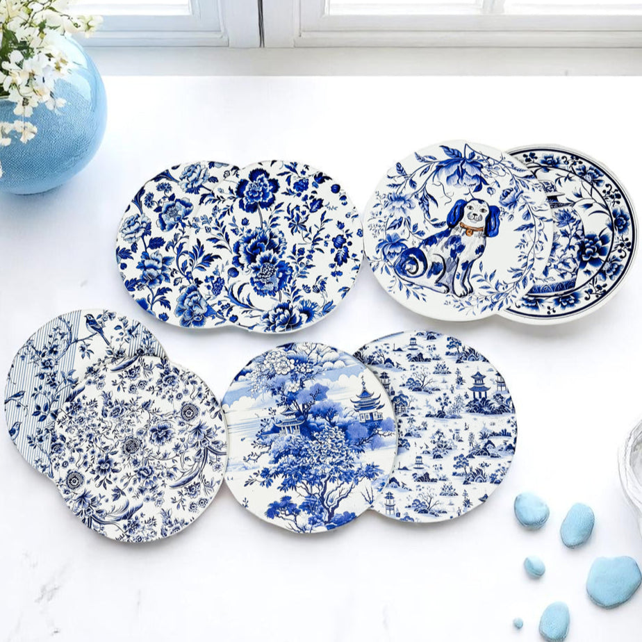 Chinoiserie Coasters — Select Your Style & Quantity