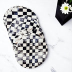 Courtly Check Ceramic Coasters — Select Your Pack & Style