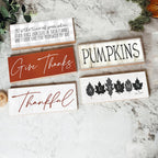 Handmade Wooden Autumn Sign