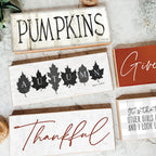 Handmade Wooden Autumn Sign