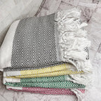 Haley Diamond XL Turkish Cotton Towel — Select Your Color