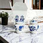 Blue & White Ginger Jar Salt & Pepper Shakers