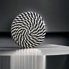 Black & White Braided Rope Coasters (Set of 4)
