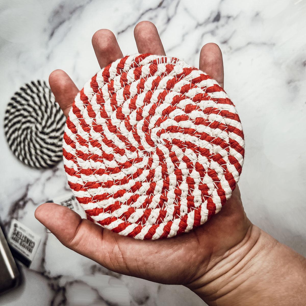 Candy Cane Coaster PRE-ORDER — Select Your Color