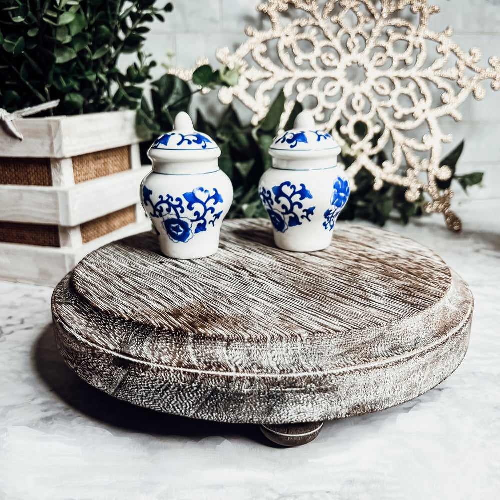 Blue & White Ginger Jar Salt & Pepper Shakers