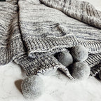 Casablanca Pom Pom Throw Blanket — Select Your Color