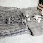 Casablanca Pom Pom Throw Blanket — Select Your Color