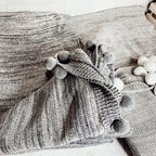 Casablanca Pom Pom Throw Blanket — Select Your Color