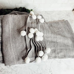 Casablanca Pom Pom Throw Blanket — Select Your Color