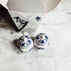 Blue & White Ginger Jar Salt & Pepper Shakers